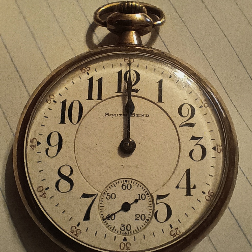 1920 South Bend pocket watch